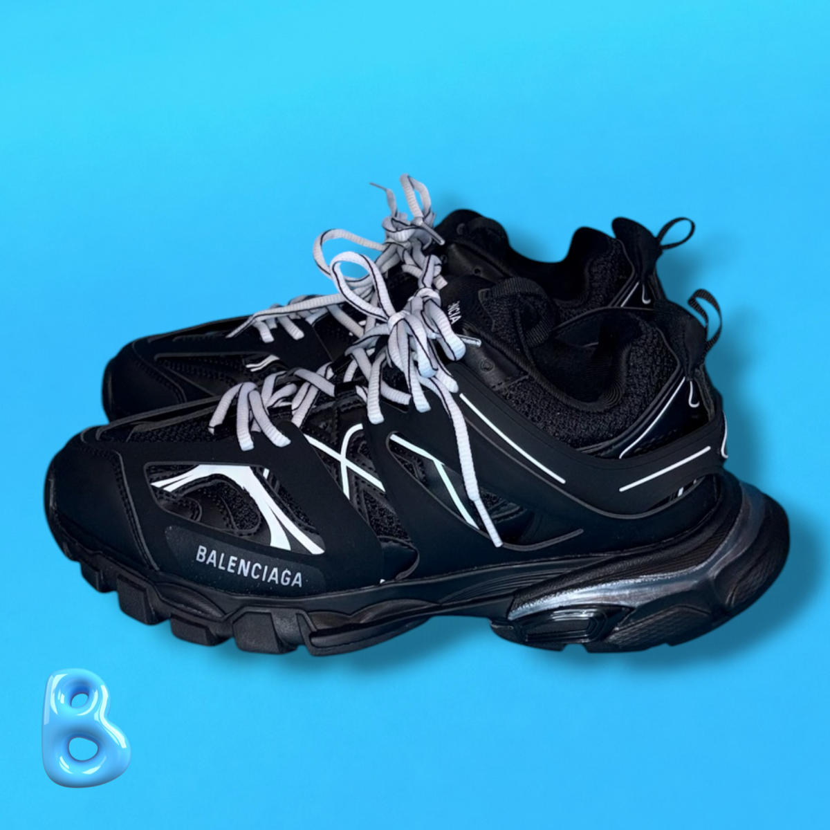 Balenciaga Track Black White