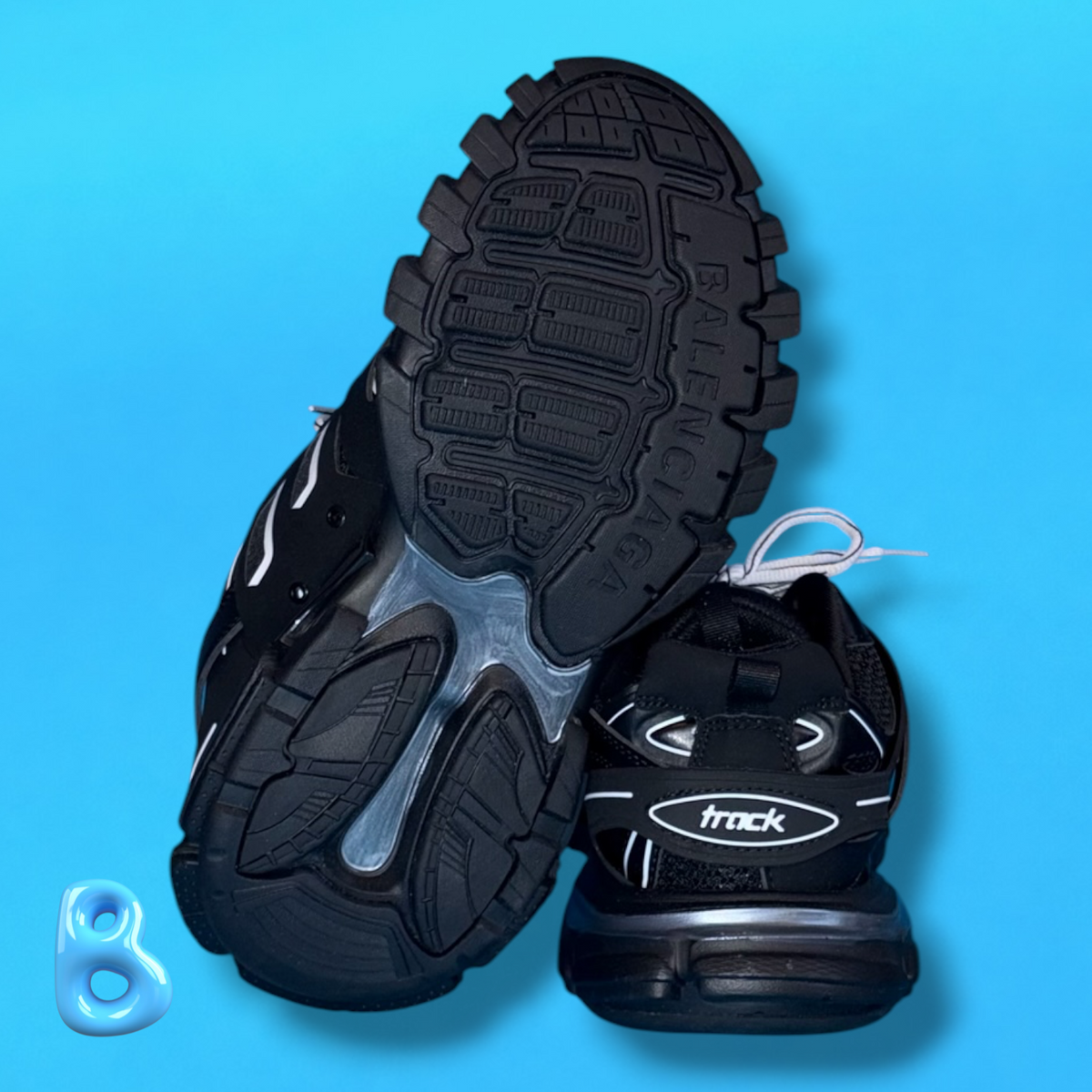 Balenciaga Track Black White