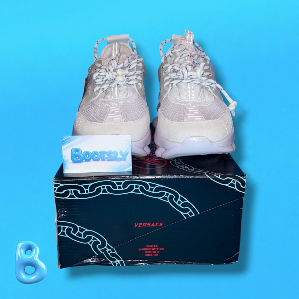 Versace Chain Reaction White