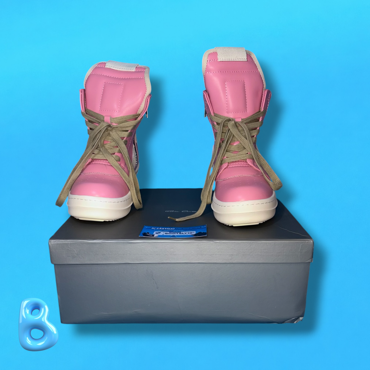 Rick Owens Geobaskets Pink