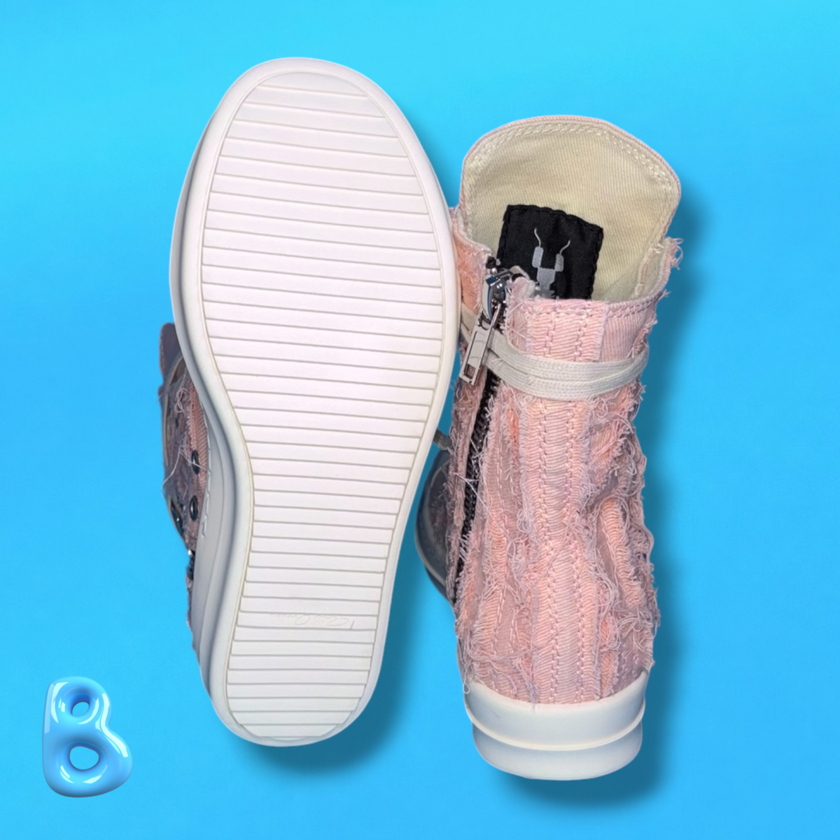 Rick Owens Slashed Pink