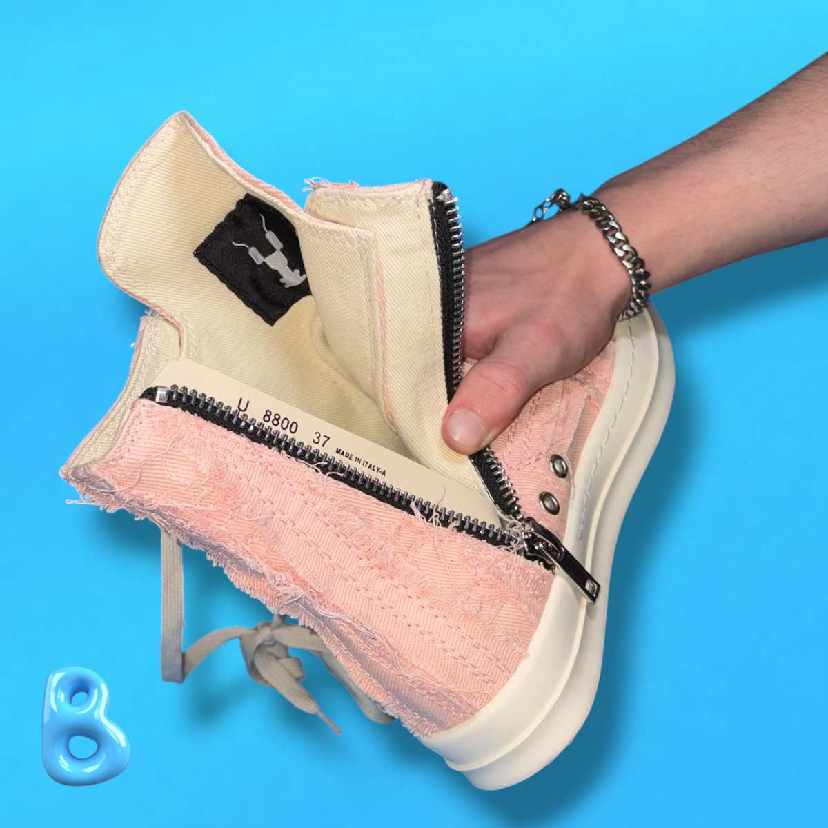 Rick Owens Slashed Pink