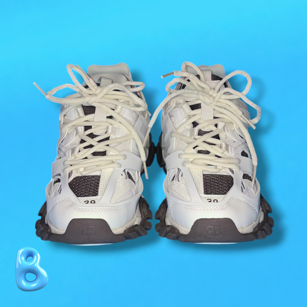Balenciaga Track White and Brown