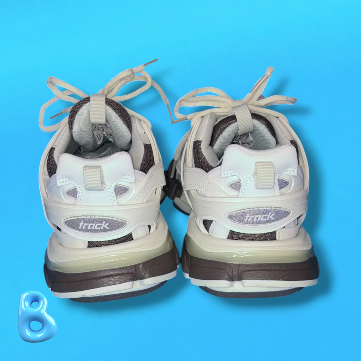 Balenciaga Track White and Brown