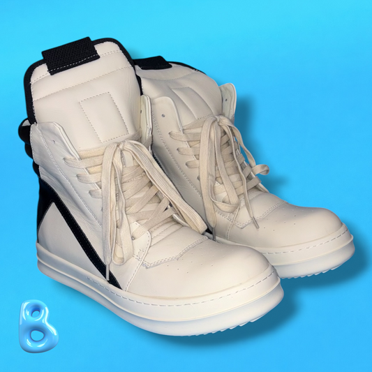 Rick Owens Geobaskets Black and White