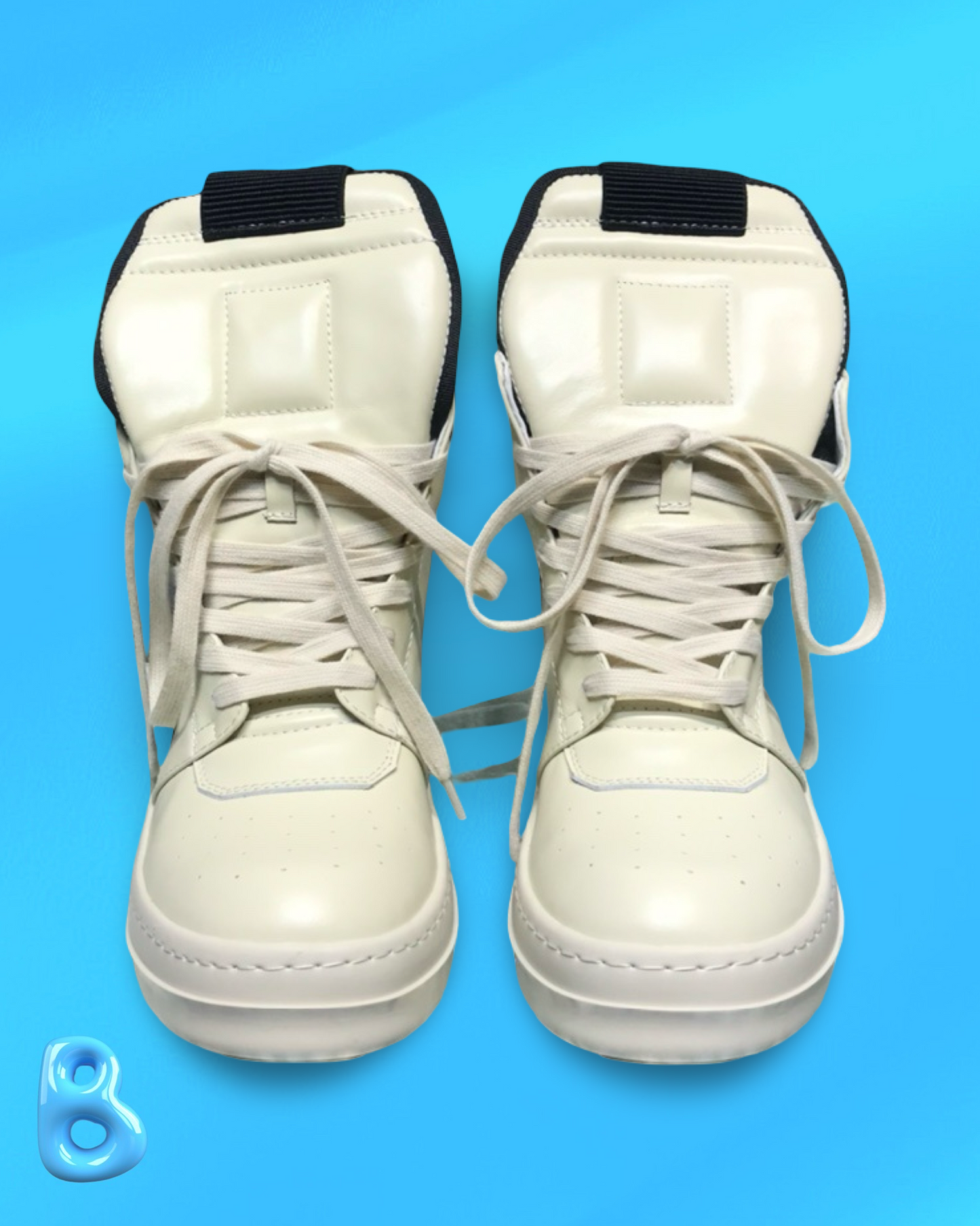 Rick Owens Geobaskets Black and White