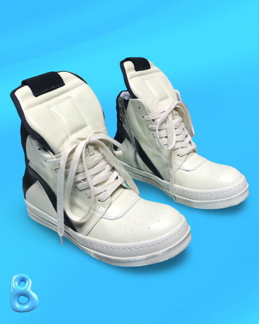 Rick Owens Geobaskets Black and White